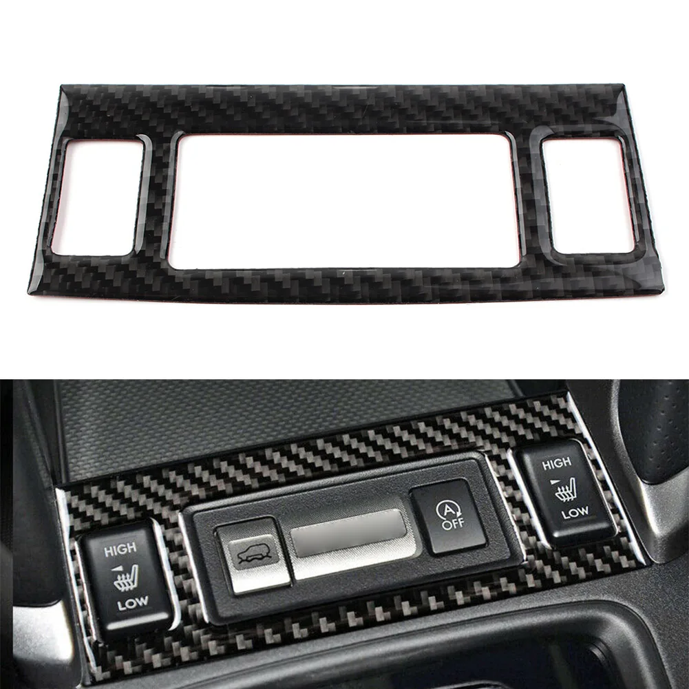 Auto Interior Sport Mode Panel Cover Trim For Subaru Forester 2013 2014 2015 2016 2017 2018 Carbon Fiber ABS Car Sticker