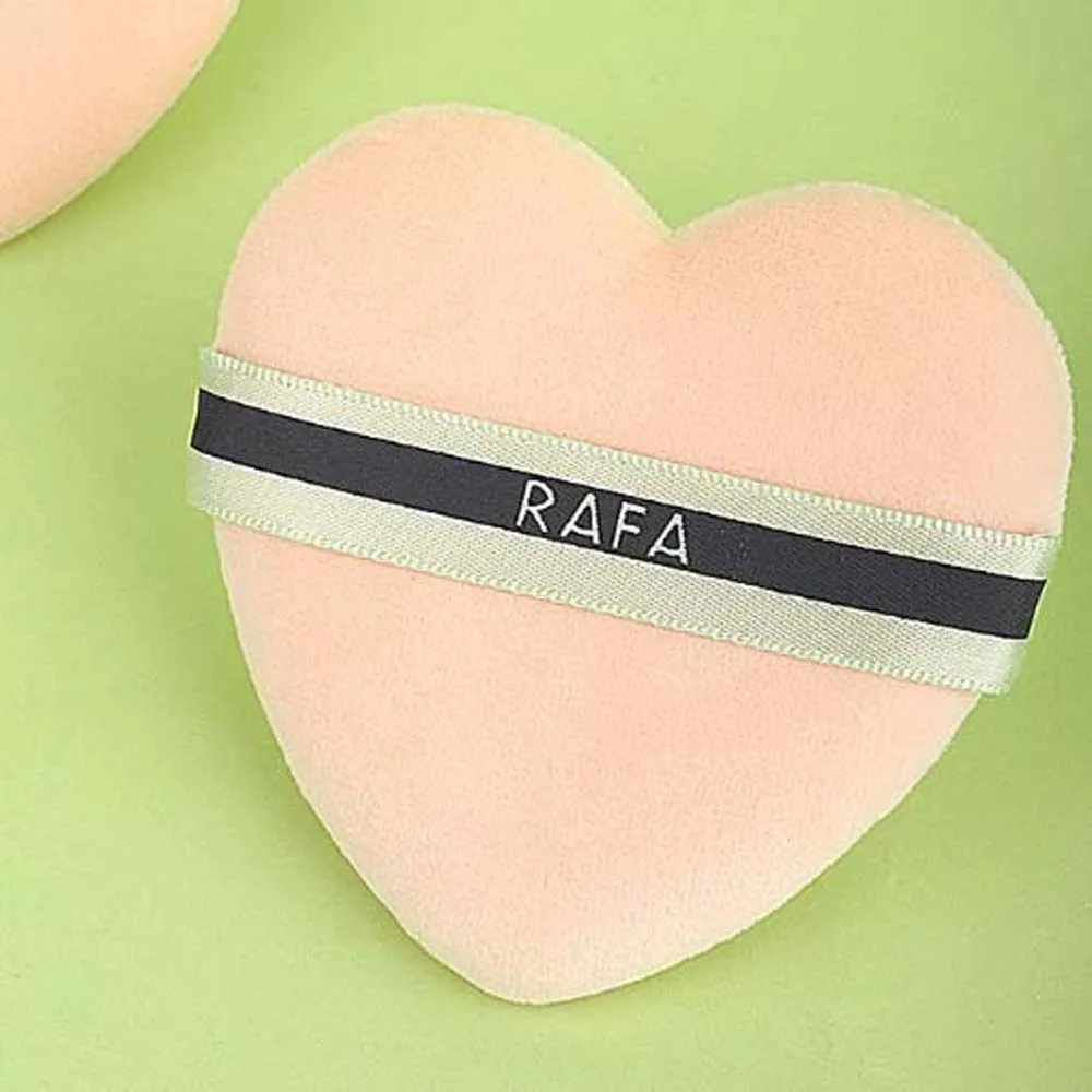 Soft Plush Makeup Powder Puff Dry Use Love Heart Loose Powder Puff Triangle Liquid Foundation Dry Use Cosmetic Puff Makeup Tool