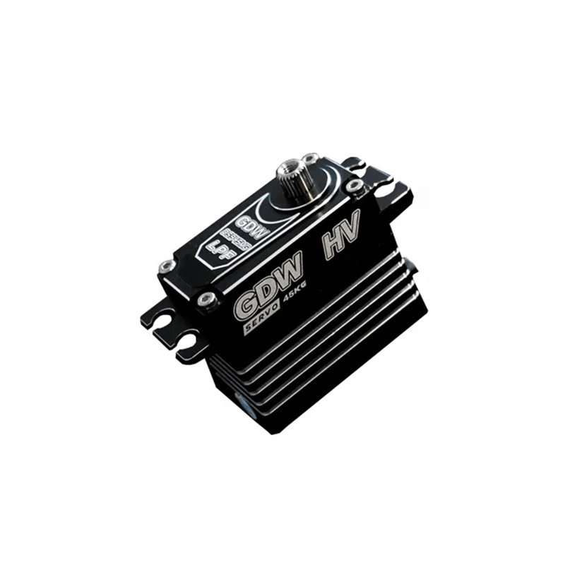 45kg GDW Digital Servo Mini Coreless Motor Full Metal Shell Steel Gear para RC Car/UAV/Robot