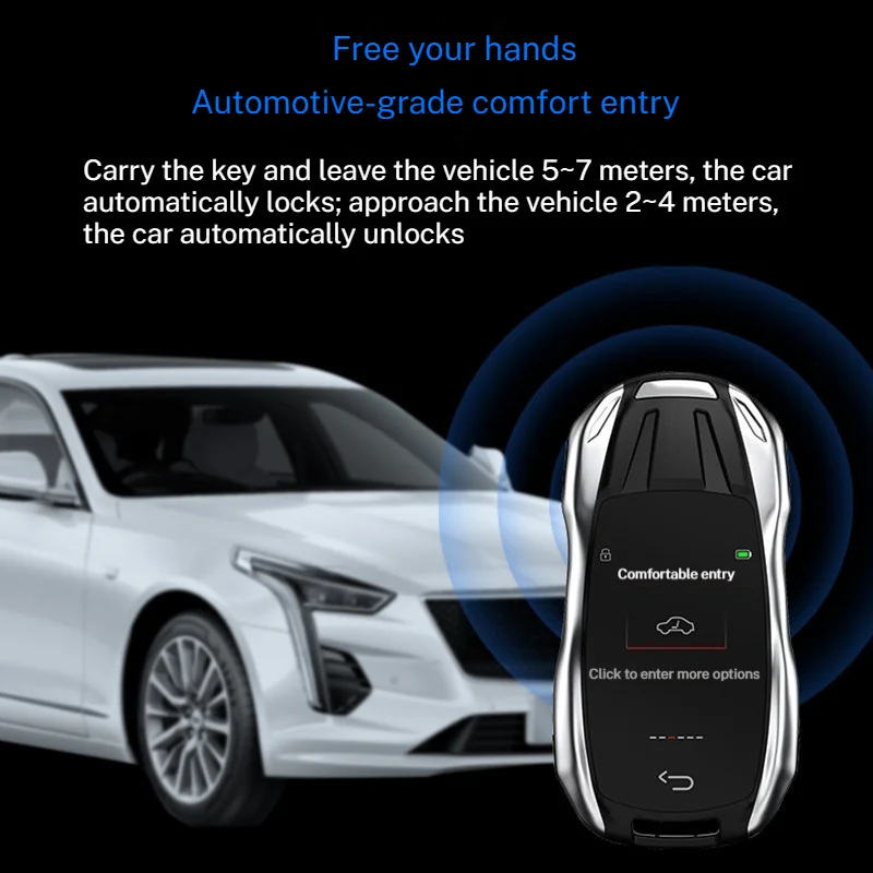 مفتاح السيارة عن بعد شاشة LCD الذكية ملحقات السيارة مفتاح لسيارات BMW بنز لاند روفر لامبورغيني بورش أودي تويوتا هوندا جيب