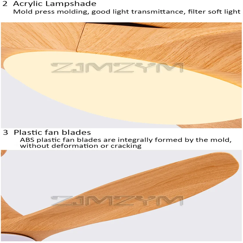 Светодиодный потолочный вентилятор, 48 дюймов, настенное управление, люстра для спальни, лампа для гостиной, освещение на крыше