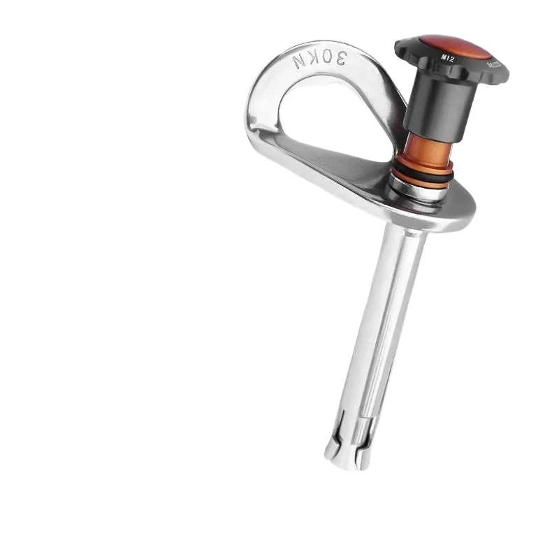 

Detachable Rock Nail Anchor Point High Altitude Work Safety Rope Fixing Device Climbing Expansion Nail Hanging Piece