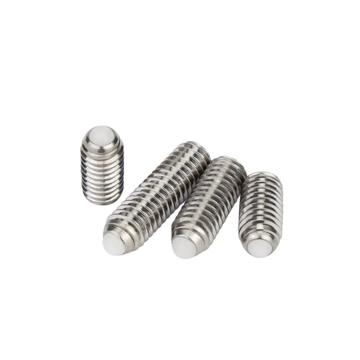 304 Stainless Steel Pom Rubber Head Ball Screw / Plastic Head Positioning Ball Head Plunger M4-M10