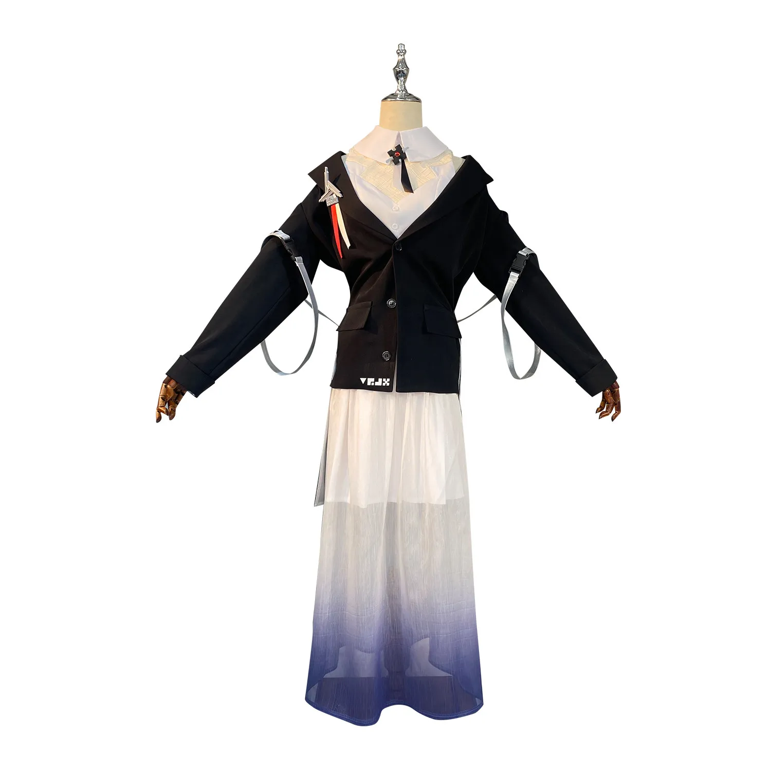 

Arknights Theresa Cosplay Costume Rhythm Song Fancy Dress Full Set Comic Con Halloween Christmas Outfit for Women