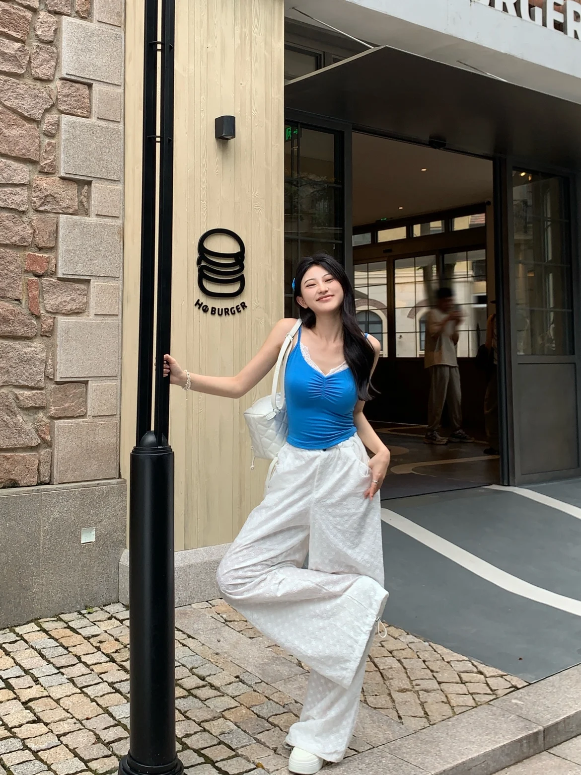 

Любимые брюки Golden Girl с тяжелой вышивкой из ледяного шелка, на эластичной талии, повседневные рабочие брюки, летние прямые брюки для отдыха