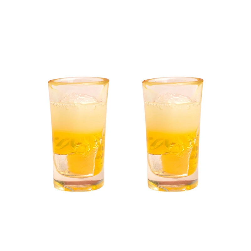 [JN] 10 قطعة لعبة مصغرة المطبخ البيرة شرب أكواب القدح ملحق شرب لعبة مجسمة النبيذ القدح لعبة بيت الدمية ديكور