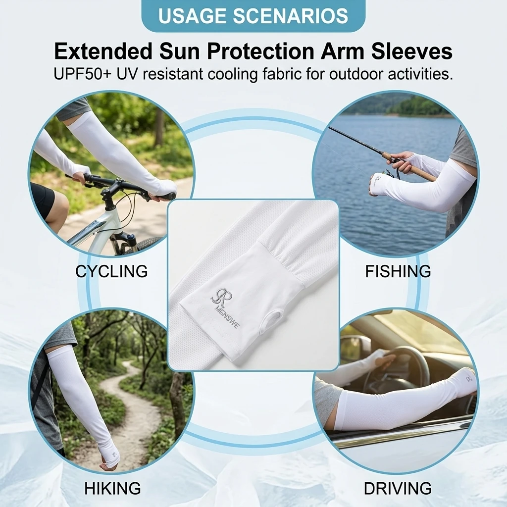 Herren Sonnenschutz Armstulpen UPF50+ Kühlend - alternate angle
