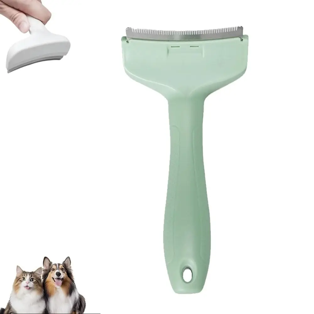 

Расческа для удаления шерсти с V-образным зубом для домашних животных, инструмент для удаления шерсти домашних животных, расческа для домашних животных, щетка для ухода за кошками и собаками для чистки шерсти