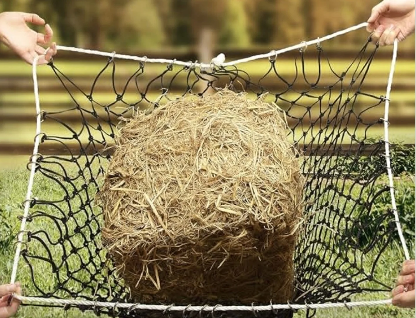 50x20x40cm Ultra Slow Feed Hay Bag Reduce Waste Extended Grazing Time