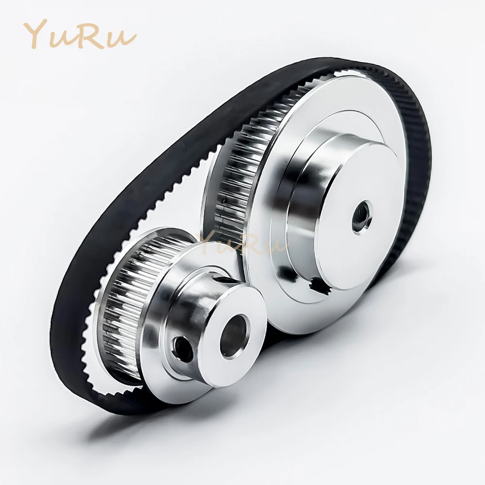 2GT 2M 30 60Teeth GT2 30T 60T 2:1 Timing Pulley Belt Kit Bore 5~14mm Belt Width 6mm Tensioning Wheel Synchronous Pulley Belt Set