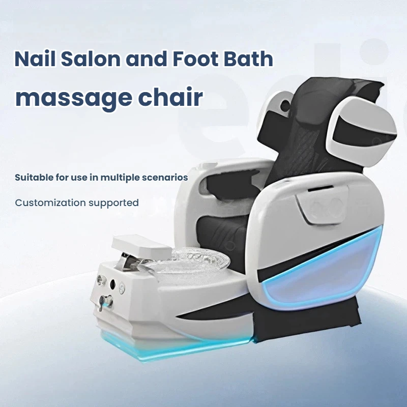 Customized Pipeless Salon Furniture, Foot Spa Chair, Luxury Modern Foot Repair And Massage Chair For Beauty Salon