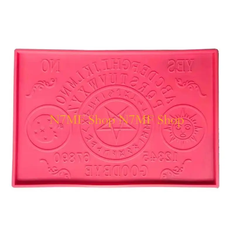 

N7MF Coffee Table Silicone Mold Epoxy Resin Mold Pallet Resin Casting Mold Suitable for Diy Agate Fruit Plate Mat