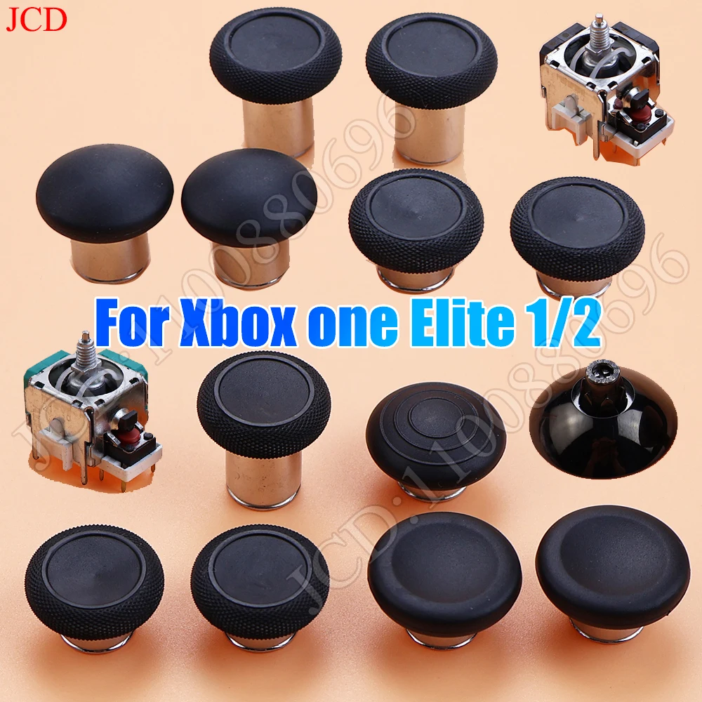 1 Pair Xbox One Elite 1/2 Game Controller Accessories, LB RB Keys 3D Simulation Joystick Suction Cup Base Joystick Elite 1/2