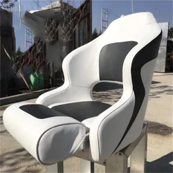 Folding Boat Seat Boat Fishing Pro Casting Deck Seat Boat Bike Butt Chair Marine Seat Lifting 32-47CM Red, Blue, Black