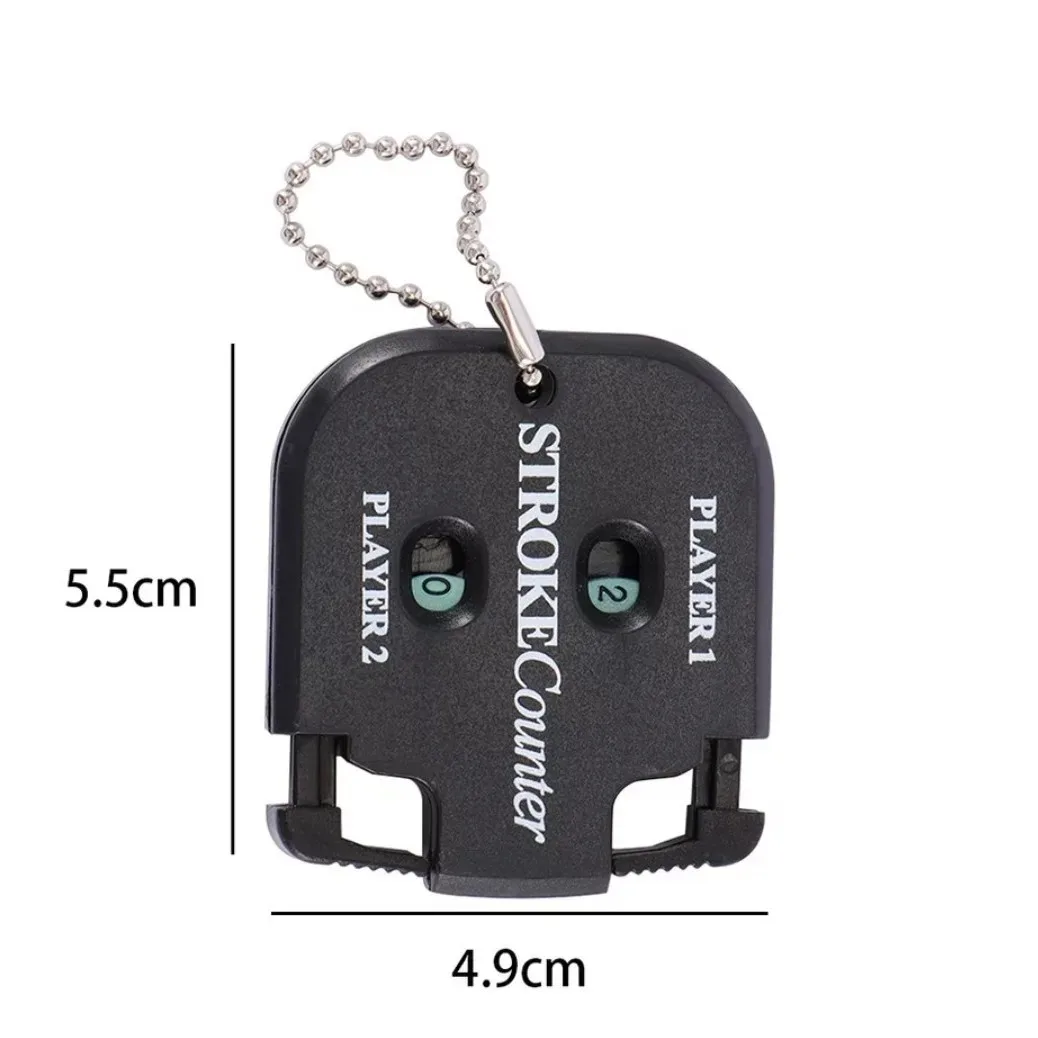 Mini Handy Golf Shot Count Stroke Putt Score Counter Two Digits Scoring Keeper With Key Chain Golf Accessorie Golf Training Aids