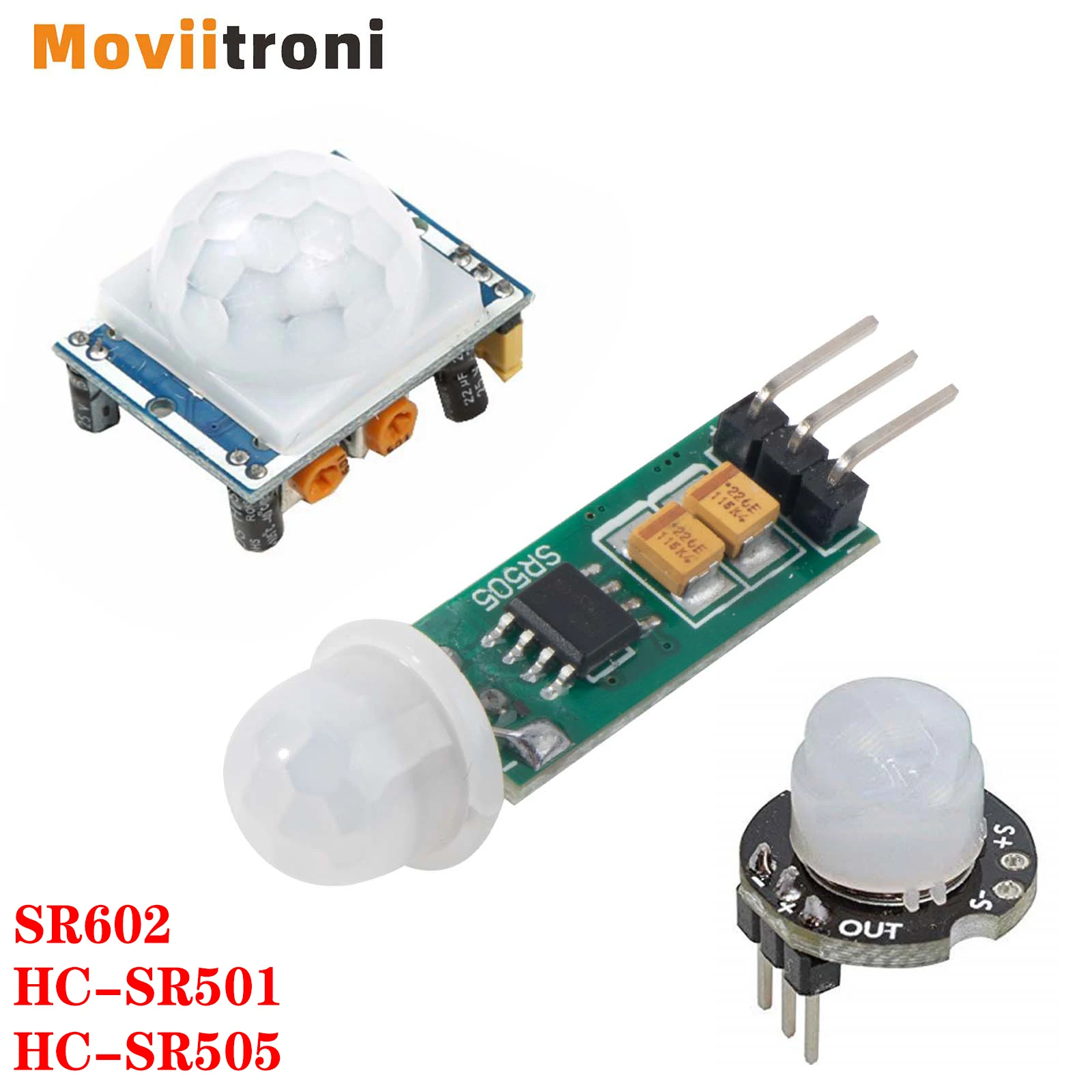 Adjust IR Pyroelectric Infrared Module HC-SR501 SR505 SR602 Human  Sensing Electronic Mini PIR Motion Sensor Detector