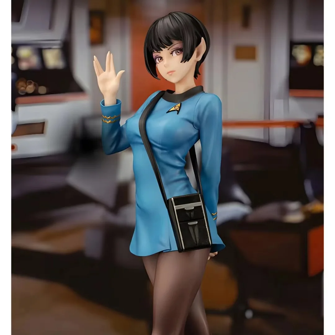 

Hand-Made Star Trek Vulcan Salute Action Figure Collectible Model Ornament Standing Position Scientist Hand Statue for Fans