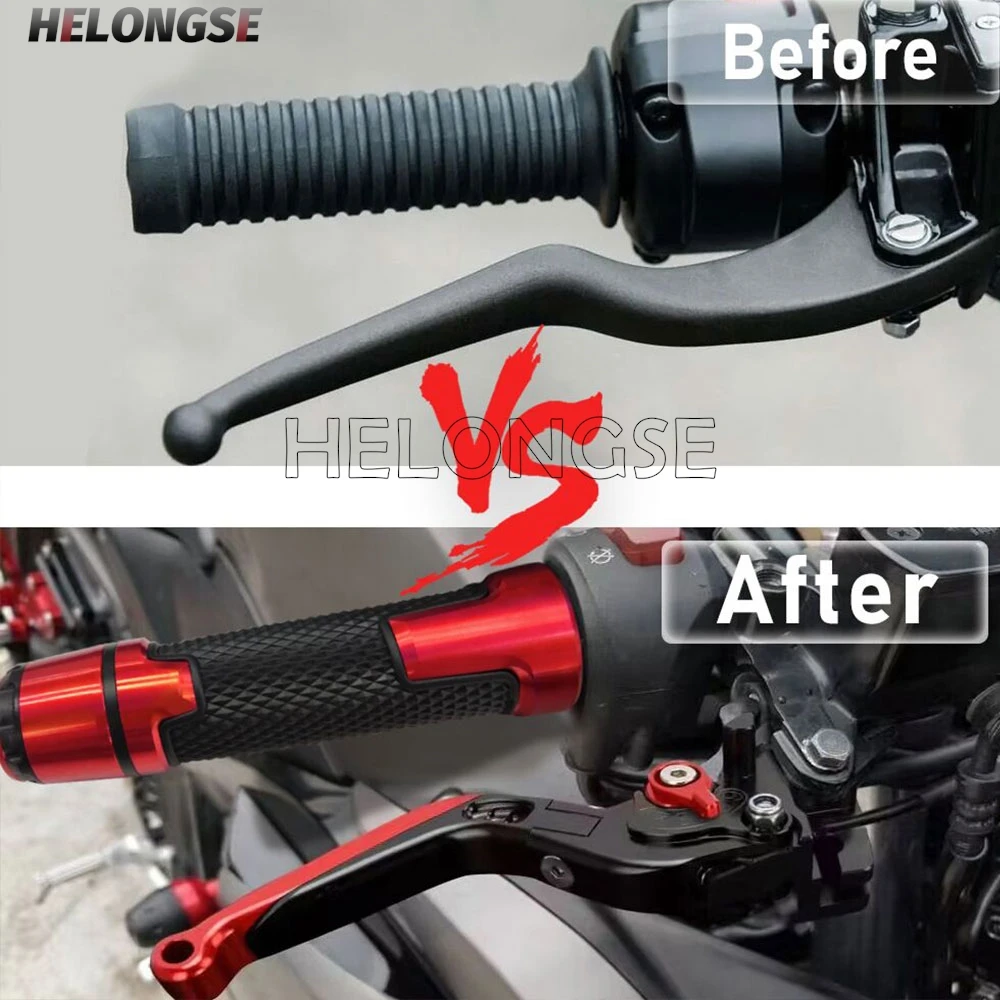 Motorcycle Adjustable Foldable Brake Clutch Levers Handlebar Grip FOR HONDA CB500X CB 500X 500 X 2013~2021 2020 2019 2018 2014 - view 6