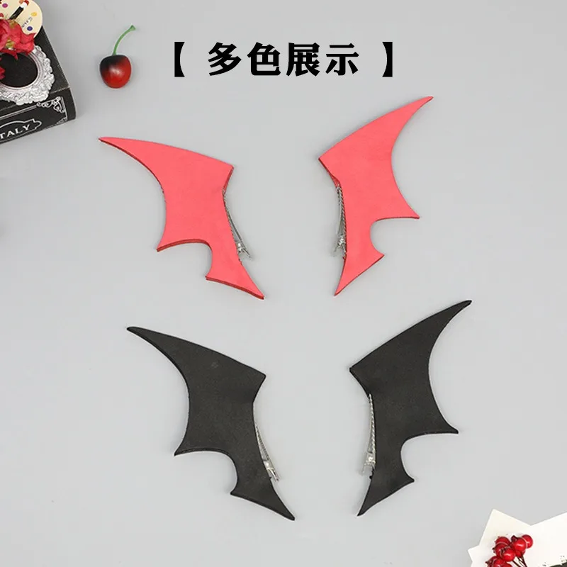 Hair Clips for Girl Halloween Hair Clips Lolita Bat Devil Wings Shape Barrettes Hair Barrettes for Toddler Girls