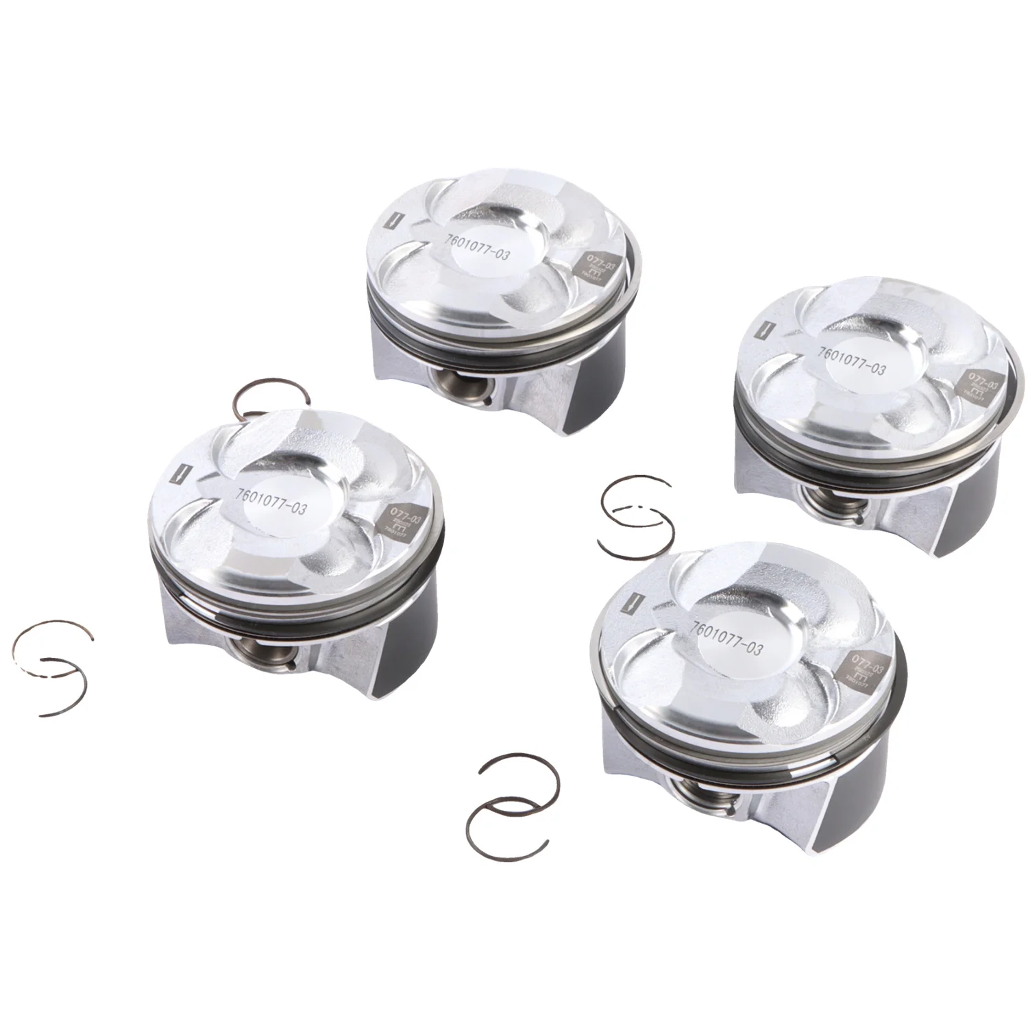 11257601181 11257601077 4 stuks Motoren ZUIGER & RING Set Voor 2010-2016 MINI Cooper Countryman Paceman N18 B16 EEN C STD Auto onderdelen