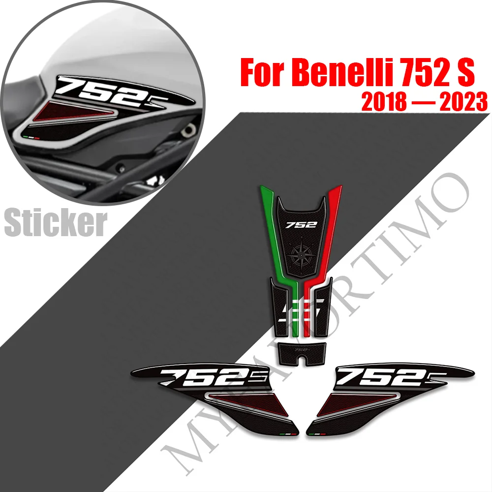 

For Benelli 752S Motorcycle Fuel Tank Pad Sticker Moto Epoxy resin Decals Accessories Benelli752S 2018-2023