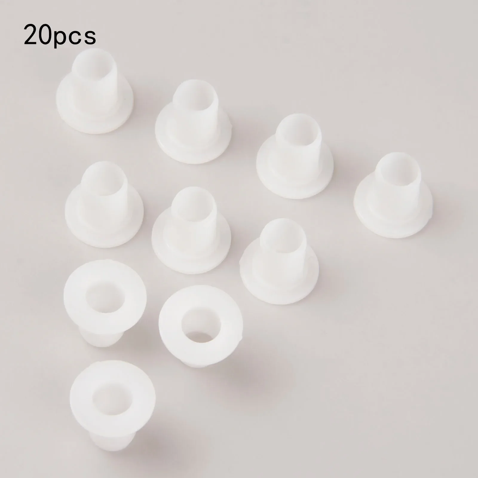 20pcs/lot Kids Roller Skate Shoes Center Bearing Bushing Spacers Side Plug Wheels Accessories Plastic Dia Inner 6mm X Outer 8mm