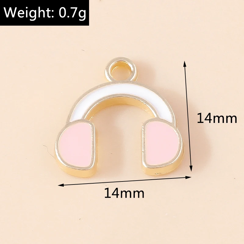20 Stück 28x13mm Niedliche Emaille-Musikbuchstaben-Anhänger für die Herstellung von Ohrringen, Halsketten, Armbändern, DIY-Bastelarbeiten und Schmuckzubehör – Detail 9