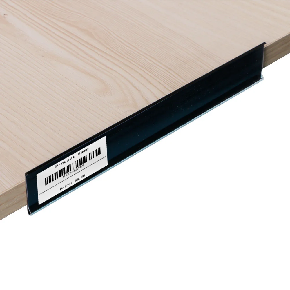 

20pcs 3x30cm Self-adhesive Data Strip Label Holder Shelf Edge Display Price Tag Scanner Rail Name Card Sign Display