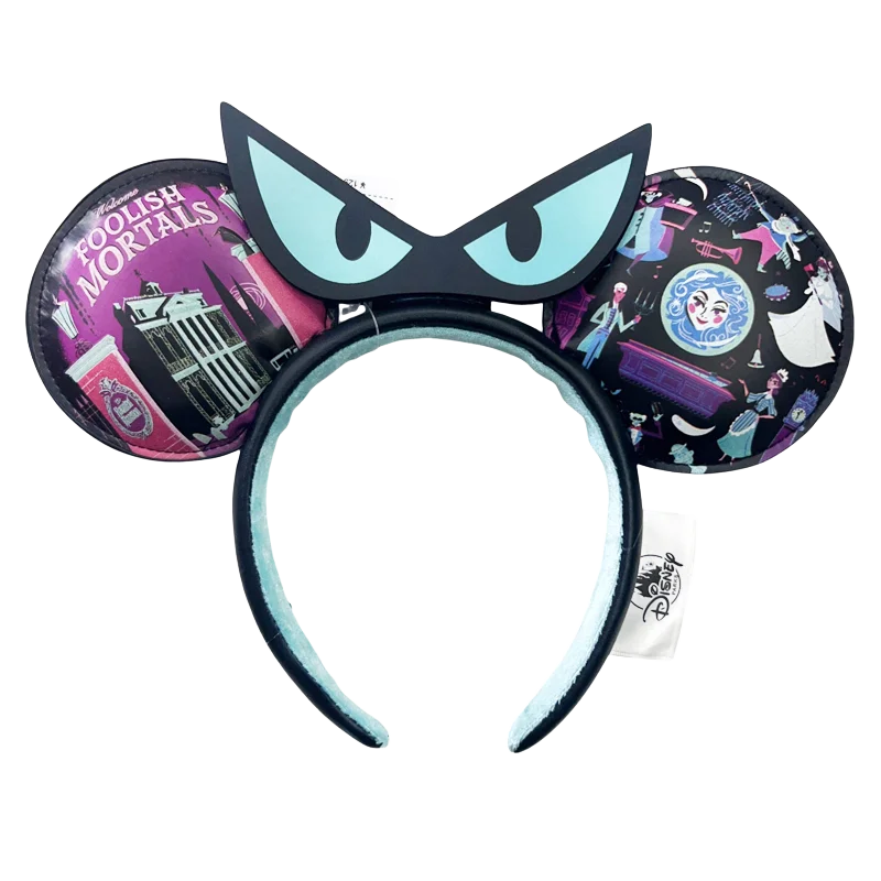 Disney Minnie Mickey Ears Headband Holiday Party Sequins Headdress Bows EARS COSTUME Headband Cosplay Plush Adult/Kids Gift image 3