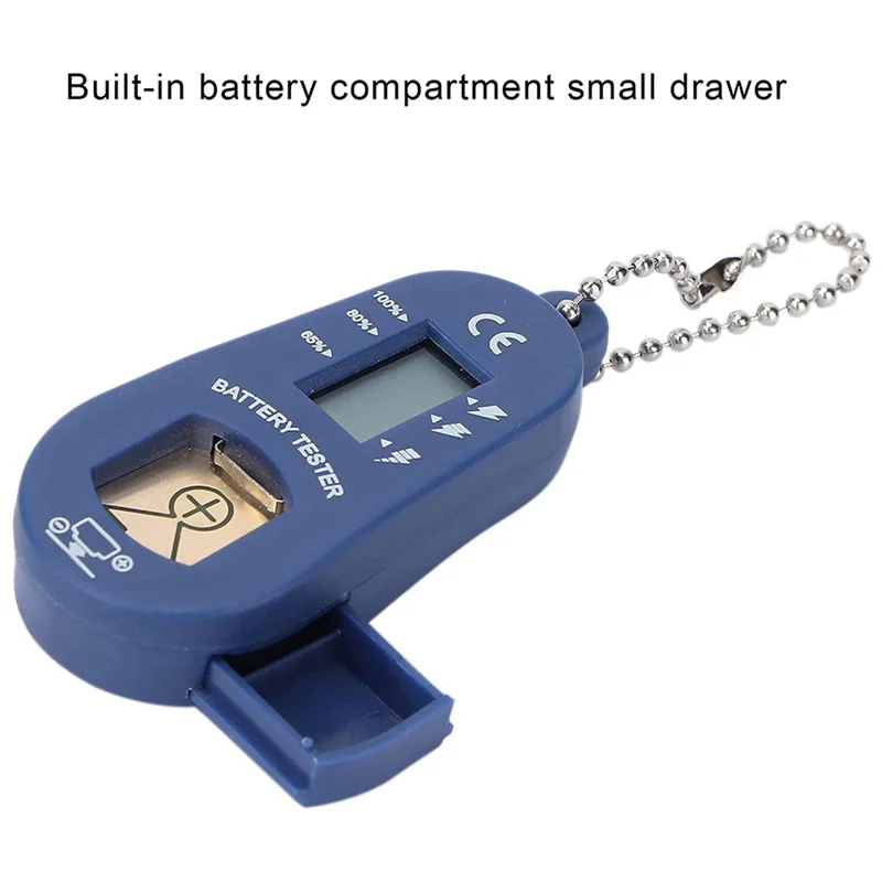 3X Button Battery Tester, Keychain Pocket Portable And Lightweight Battery Tester To Check Remaining Battery Power-[Qahk]