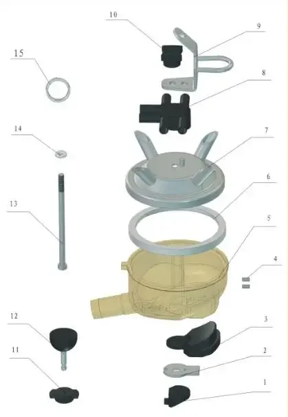 Griffe pour machine à traire, 300cc, meilleure qualité