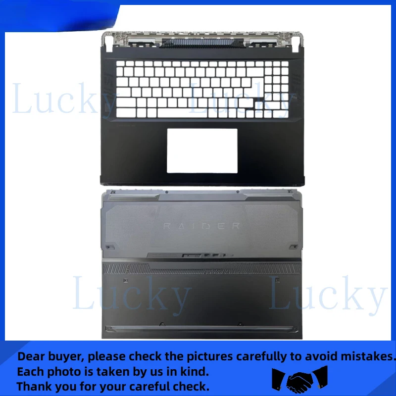 

Новый верхний корпус/крышка для MSI Raider GE78 HX 13V MS-17S1/нижний корпус