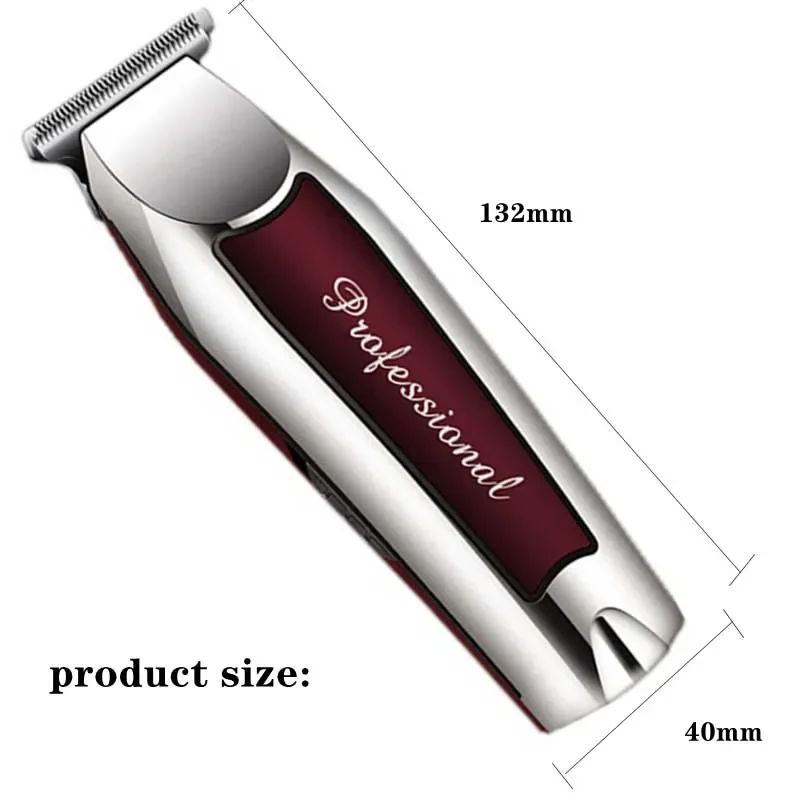 ماكينة تشذيب الشعر اللاسلكية القابلة لإعادة الشحن للرجال ماكينة قص الشعر الكهربائية الاحترافية لحافة الوجه والجسم