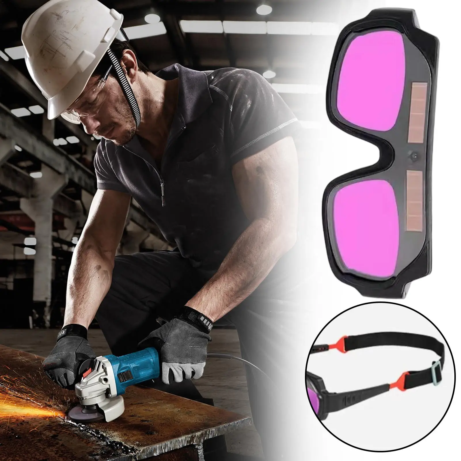 

Автоматические затемняющие сварочные очки, антибликовые очки для аргонодуговой сварки, легкие защитные очки для глаз, очки для шлема