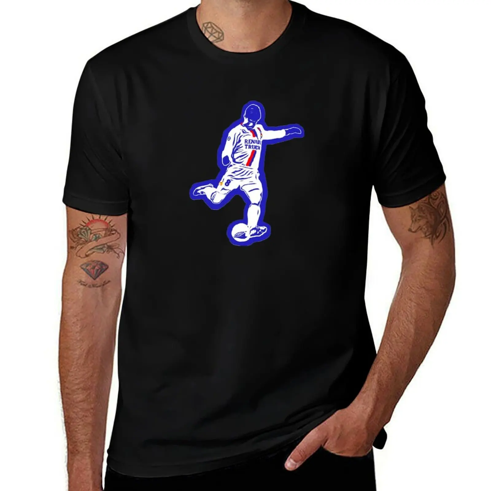 Juninho Pernambucano Lyon 2005 T-Shirt Simple Graphic Design T-Shirt