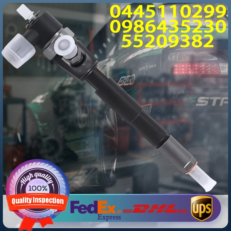 

0445110299 0986435230 55209382 55202251 55221024 Common Rail Injector For Alfa Romeo Fiat Lancia Delta 2.0 JTD Engine