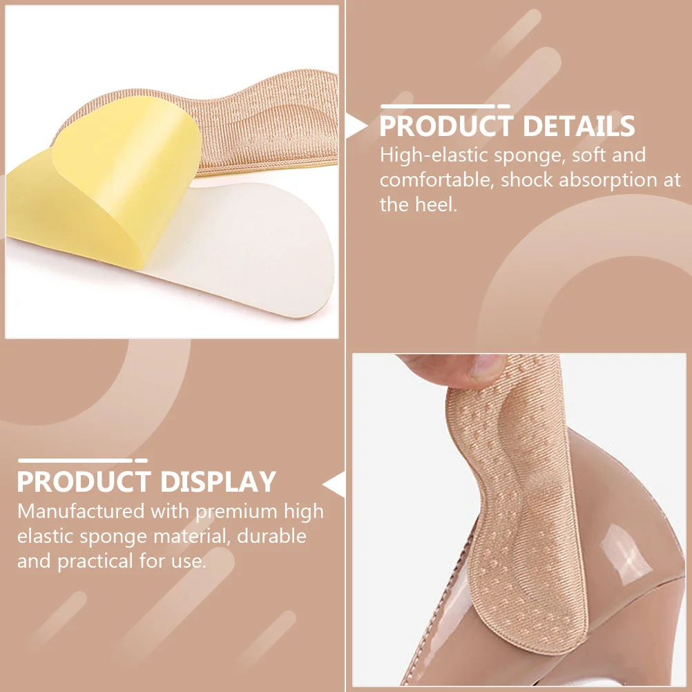

Women High Heels Stickers Shoe Pads Invisible Elastic Sponge Wear-resistant Woman