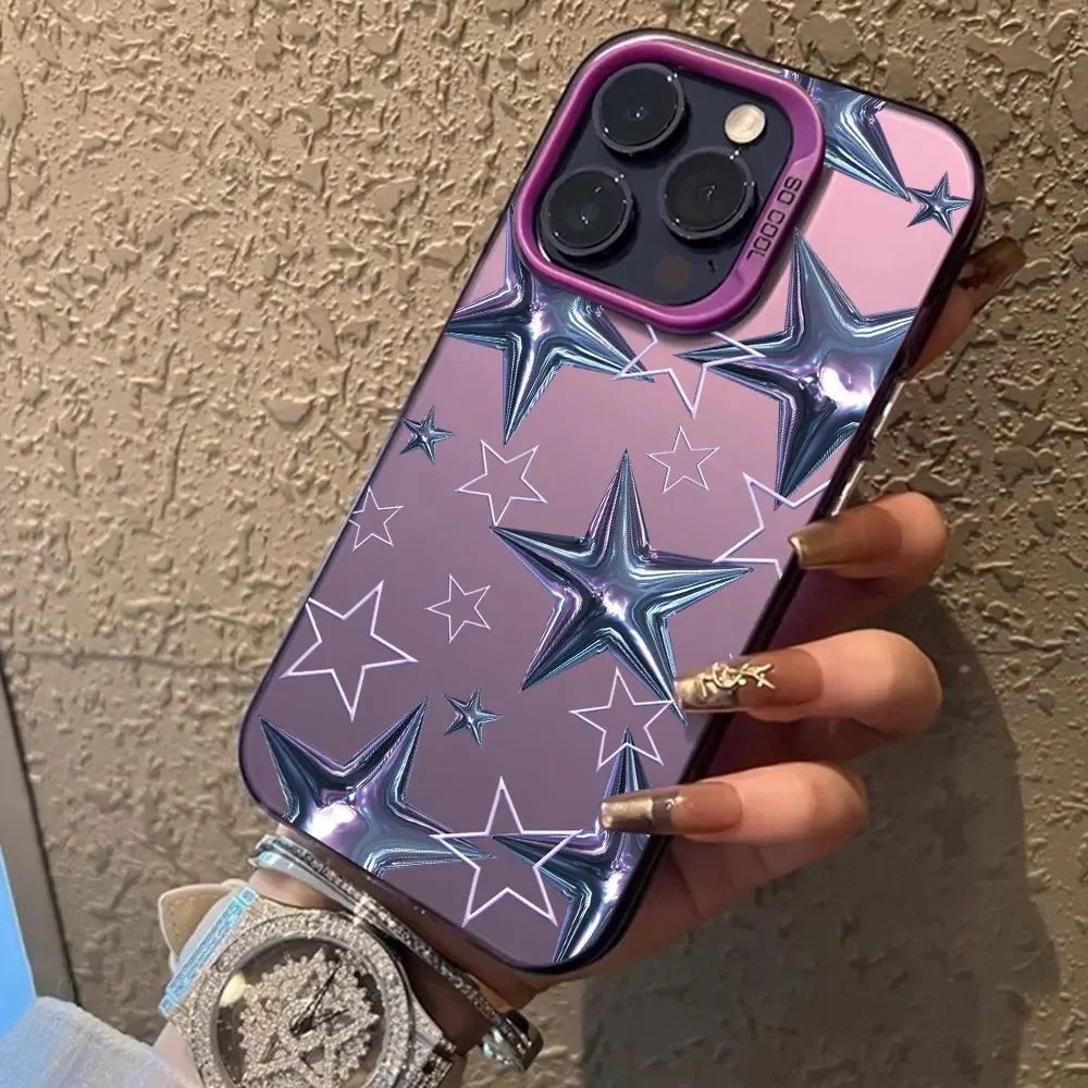 Luxury Shockproof Case For Samsung Galaxy A55 A35 A25 A15 A54 A14 A34 A53 A33 A23 5G A24 A14 A15 Jump3 Back Cover Star Fundas