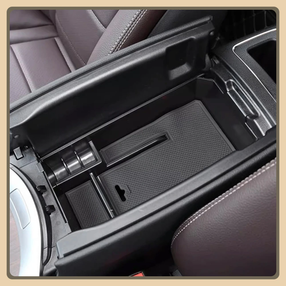 وحدة التحكم المركزية مسند الذراع صندوق تخزين أشتات صندوق التعبئة لمرسيدس بنز EQC GLC C الفئة C200 C180 GLC250 MB W205 X253 #4