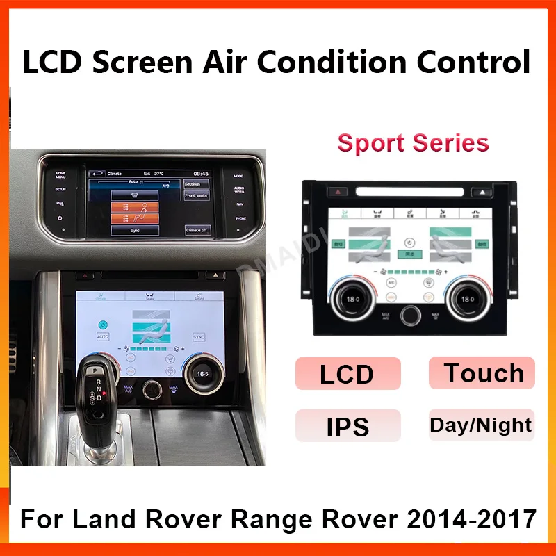 Car AC Panel Touch Screen For Land Rover Range Rover Sport L494 2014-2017 LCD Display Air Conditioning Control Climate Board