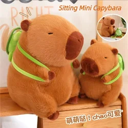 Internet celebrity hot selling capybara doll plush doll turtle shell backpack capybara children's gift