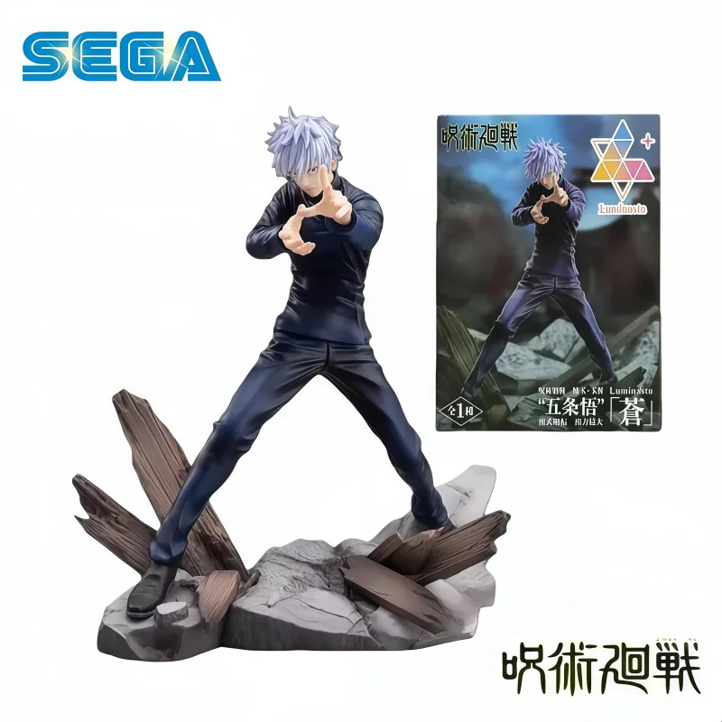 In Voorraad 100% Originele SEGA Jujutsu Kaisen Gojo Satoru Action Figure Model Pop Merk Boexd Anime Karakters Garage Speelgoed