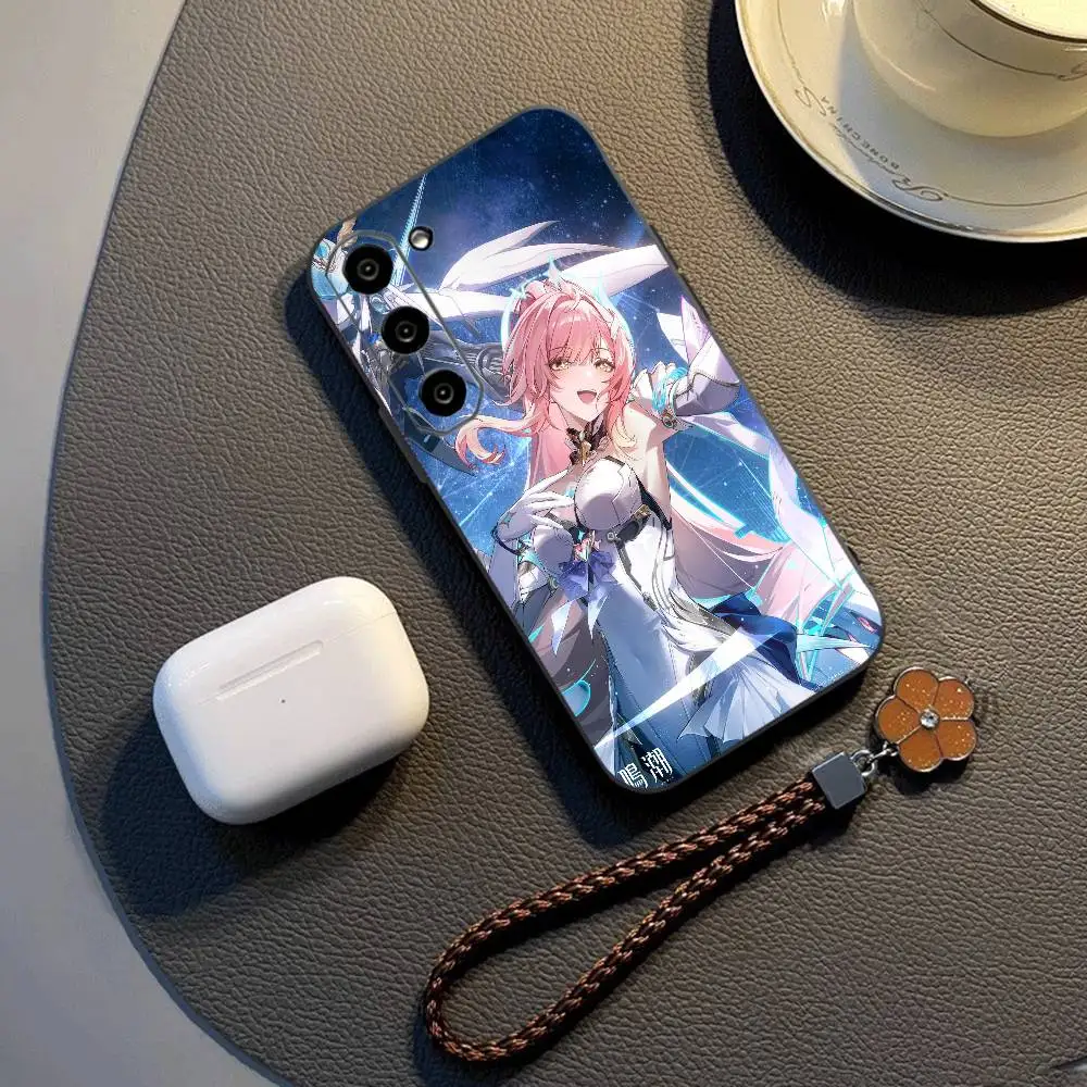 

A-Aemeath Wuthering Game Phone Case For Samsung Galaxy A73,A72,A71,A70,A53,A52,A51,Others Soft Black Cover