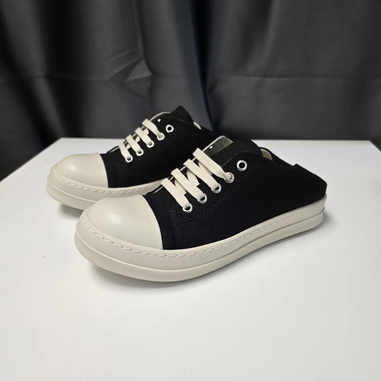 

High Street Low-top Breathable Canvas Versatile Height-increasing Shoes Men Women Fashion Casual Sneakers