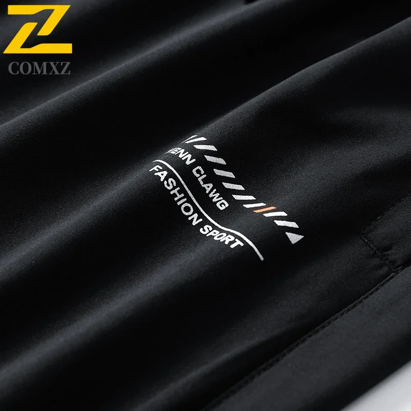 Men Sportswear Sets Spring Autumn 2025 Jogging Tracksuit Hooded Jacket+Pant Sweatsuit Junior Men's 2-piece Outdoor Running Sets