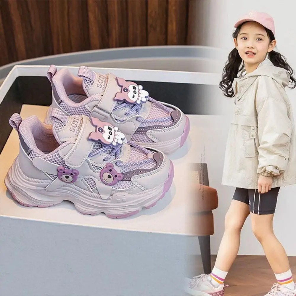 

Kawaii Sanrio Kuromi Anime Girls Casual Shoes Sandals Summer Cartoon Children Sports Sneakers Breathable Beach Shoes Gifts