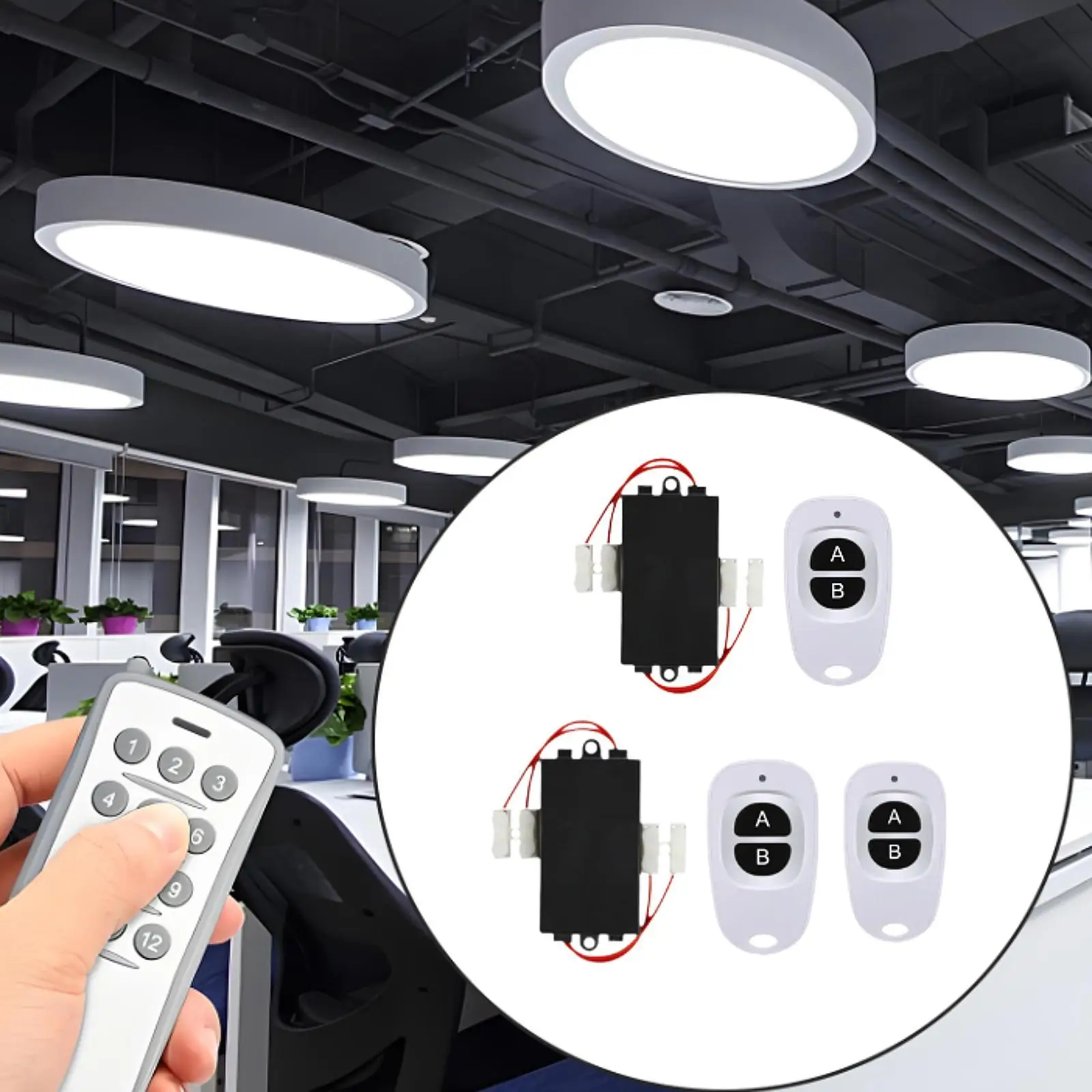 

Remote Control Switch Set Controller Fan Remote Control for Office Household