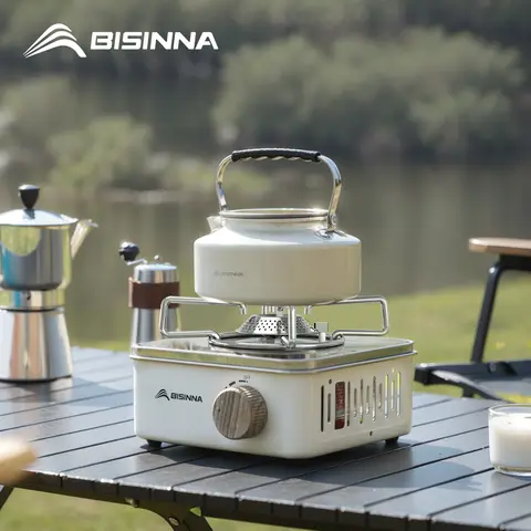 BISINNA 캠핑 가스 스토브 2800W 높은 화력 휴대용 카세트 용광로 야외 가스 버너 피크닉 캠프