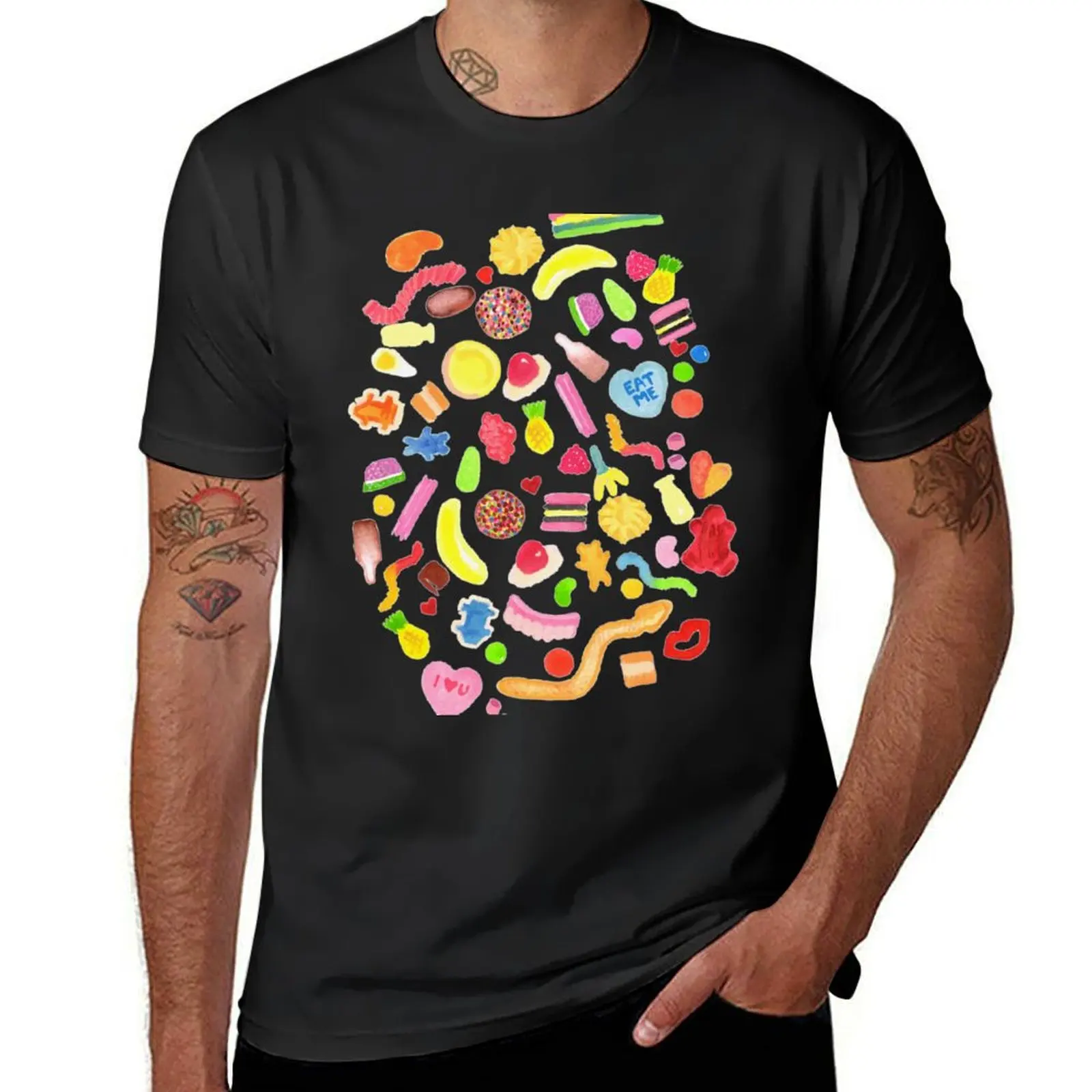 Mixed Lollies T-Shirt new edition cute clothes quick drying T-shirt men