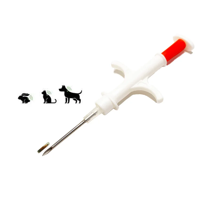 

80pcs 1.4x8mm FDX-B Injectable Implant Fish Disposable RFID glass tube with syringe for pet,dog,cat,Aquaculture animal unique ID